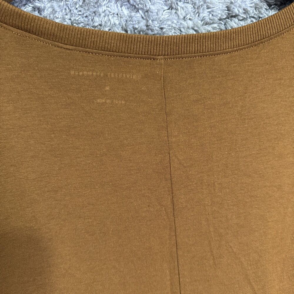 Universal Standard Knit Top Mustard Medium Dolman Sleeve Casual 1/2 Sleeve - Picture 10 of 13